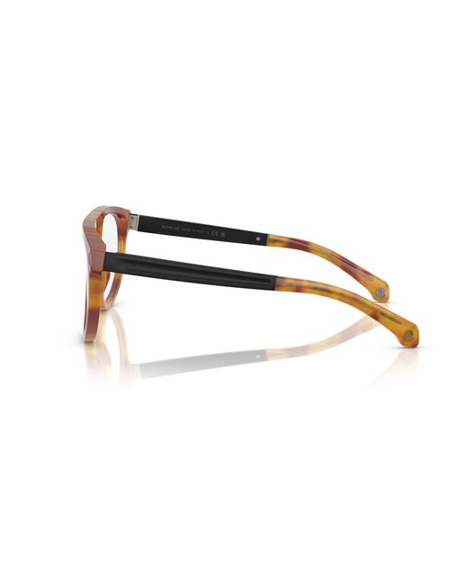 Moncler Black Me2007 3011 Optical Frames Acetate Transparent Pilot Normal