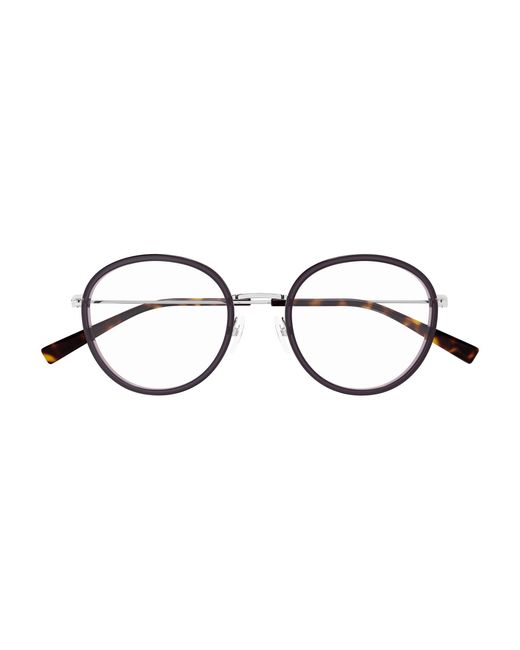 Gucci Black Gg1851Oa 007 Optical Frames Injected Transparent Round