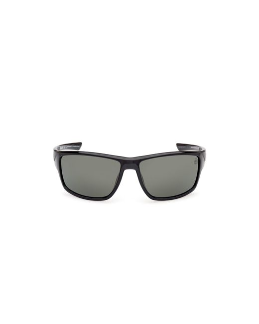 Timberland Black Tb00003 01R Sunglasses Injected Squared Polarized for men