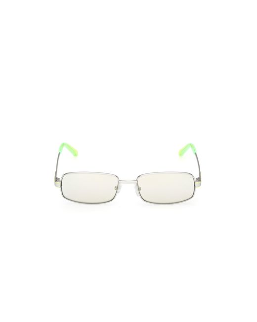 Adidas Black Or0138 17C Sunglasses Metal Smoke Squared Normal