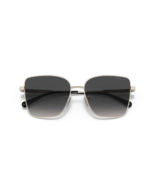 Michael Kors Black Mk1108 Bastia 10148G Sunglasses Metal Butterfly Shaded