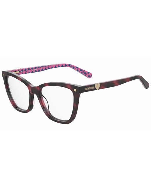 Moschino Black Mol593 Ht8 Optical Frames Acetate Geometric