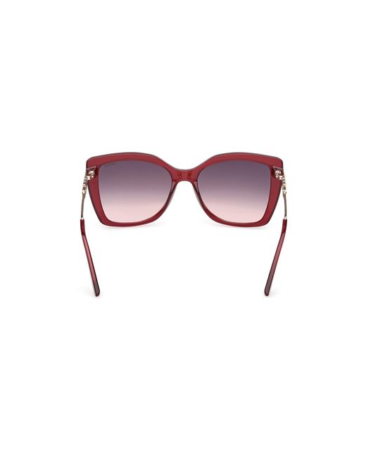 Guess Black Gu00266 69Z Sunglasses Injected Squared Normal