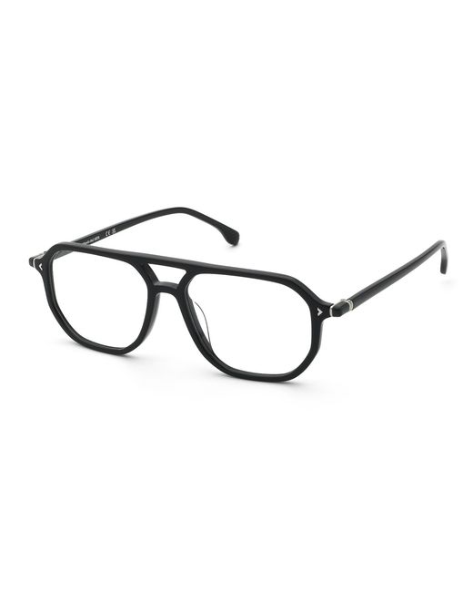 Lozza Black Vl4388 Roma 9 700 Optical Frames Acetate Squared for men