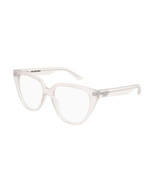 Balenciaga Black Bb0129O 010 Optical Frames Acetate Transparent Cat Eye