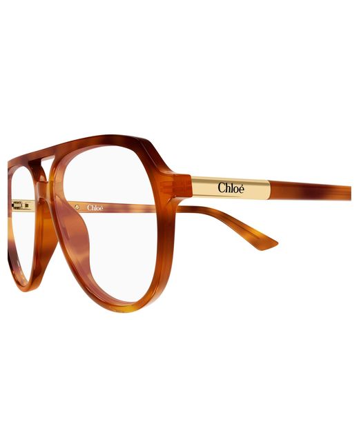 Chloé Black Ch0366O 002 Optical Frames Acetate Transparent Pilot