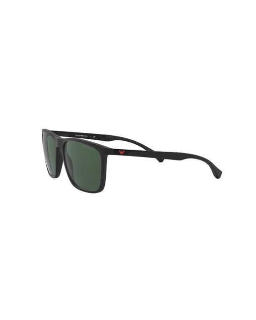 Emporio Armani Green Ea4150 506371 Sunglasses Injected Squared for men