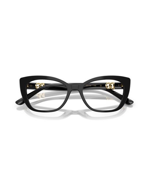 Dolce & Gabbana Black Dg3398 501 Optical Frames Acetate Cat Eye Normal