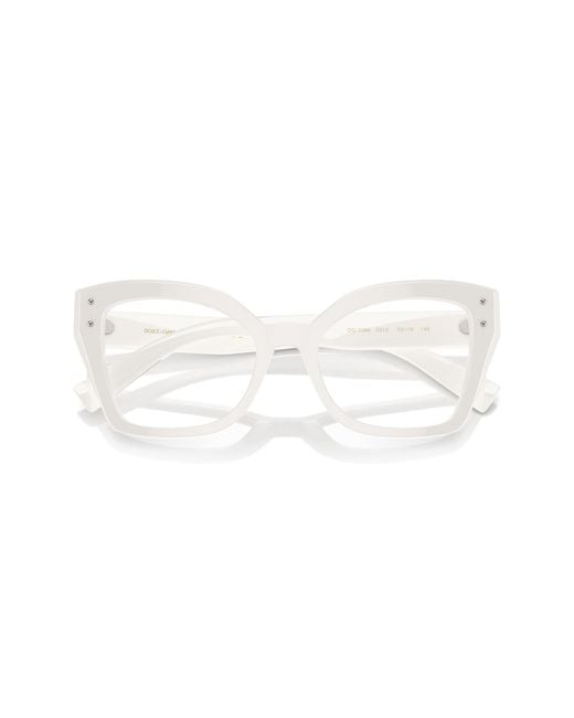 Dolce & Gabbana Black Dg3386 3312 Optical Frames Acetate Transparent Butterfly Normal