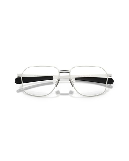 Moncler Black Me1010 1004 Optical Frames Metal Transparent Squared Normal