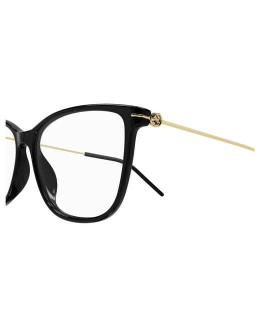 Gucci Black Gg1272O 001 Optical Frames Plastic Cat Eye