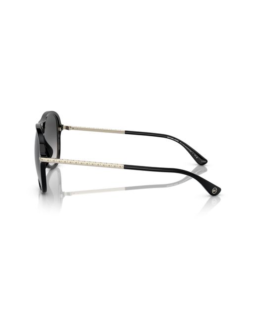 Michael Kors Black Mk2176U Breckenridge 30058G Sunglasses Injected Pilot Normal Shaded