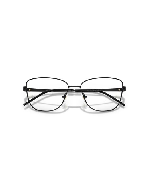 Emporio Armani Black Ea1172 3001 Optical Frames Metal Geometric Normal