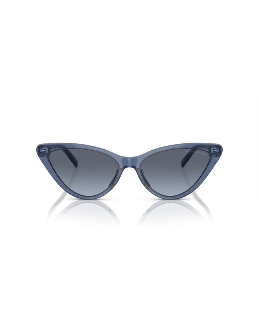 Michael Kors Black Mk2195U Harbour Island 39568F Sunglasses Acetate Cat Eye Normal Shaded