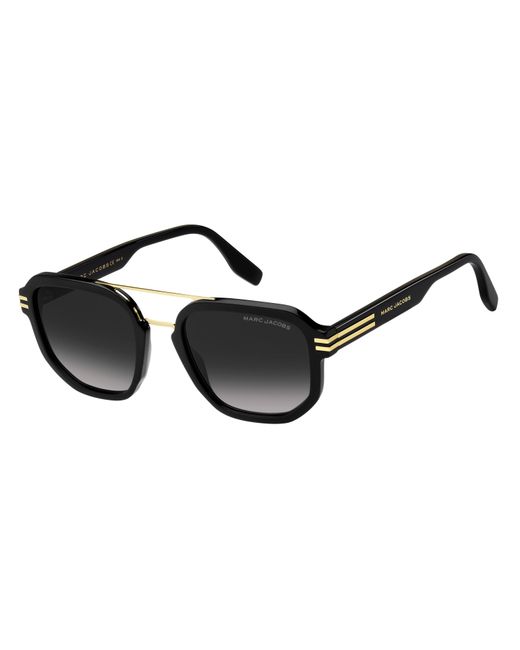 Marc Jacobs Black Marc 588/S 807/9O Sunglasses Acetate Squared Normal Shaded for men