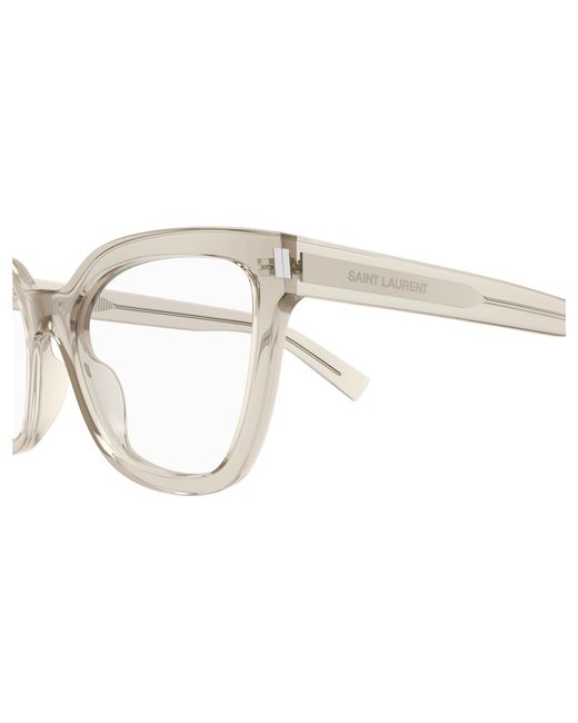 Saint Laurent Black Sl 748 005 Optical Frames Acetate Transparent Cat Eye