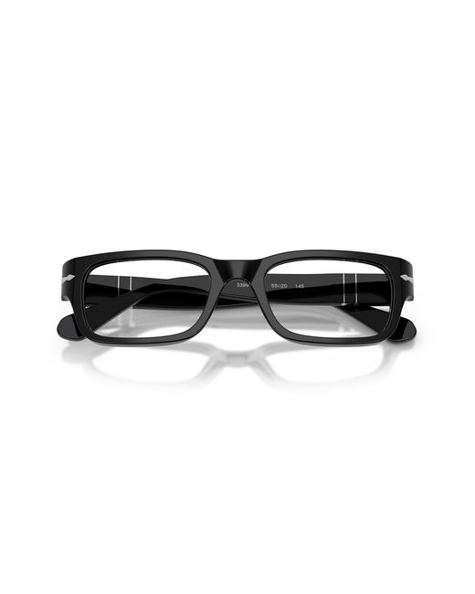 Persol Black Po3399V 95 Optical Frames Acetate Transparent Squared Normal