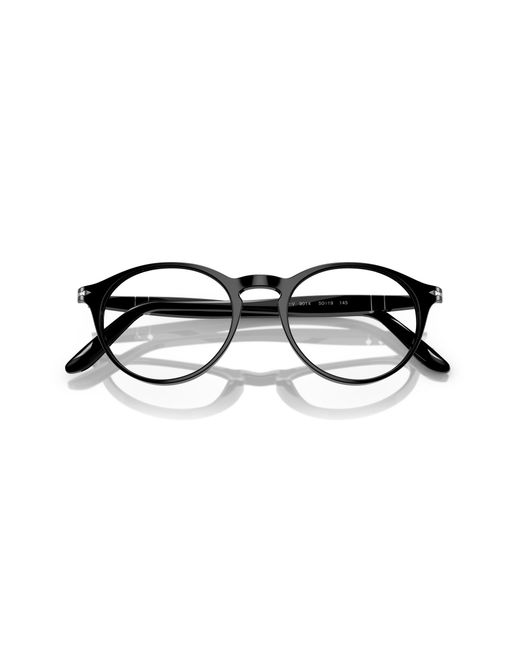 Persol Black Po3092V 9014 Optical Frames Acetate Transparent Pantos Normal for men
