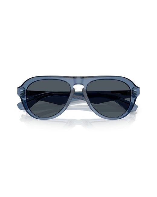 Burberry Black Be4437U 411787 Sunglasses Acetate Pilot Normal for men