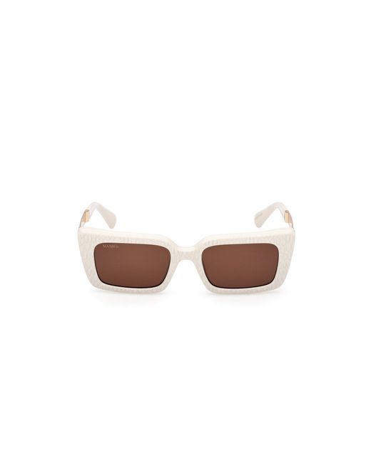 MAX&Co. Black Mo0143 25E Sunglasses Injected Squared Normal