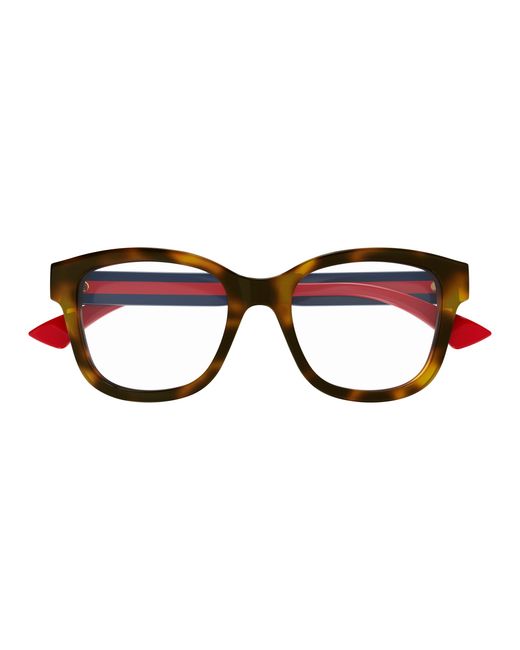 Gucci Black Gg1863O 002 Optical Frames Acetate Transparent Squared