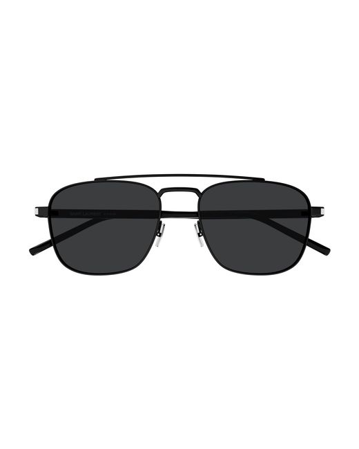 Saint Laurent Black Sl 665 001 Sunglasses Metal Pilot