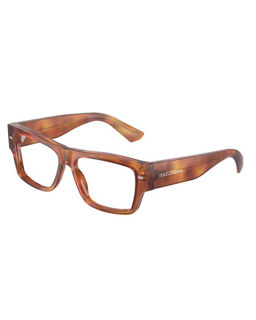 Dolce & Gabbana Black Dg3379 705 Optical Frames Acetate Transparent Squared Normal for men