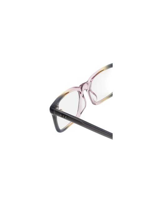 Retrosuperfuture Black Eqo Numero 146 Side Fade Optical Frames Acetate Squared