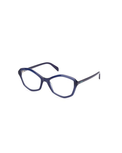 Emilio Pucci Black Ep5238 001 Optical Frames Acetate Geometric Normal