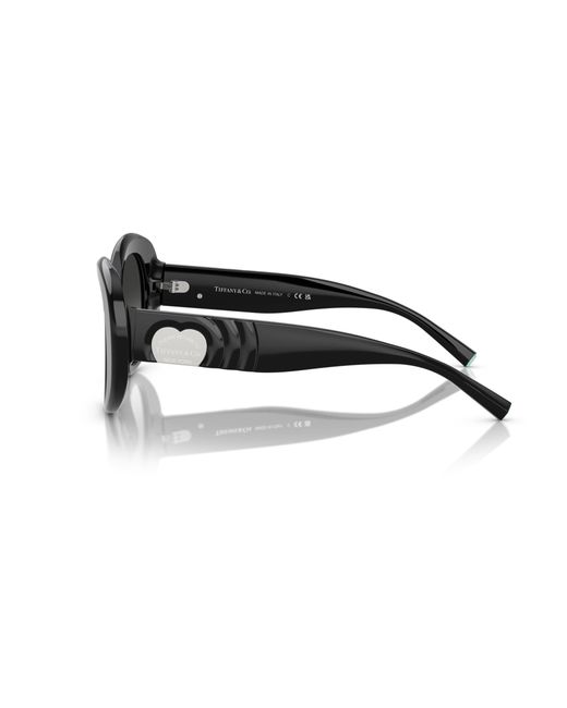 Tiffany & Co Black Tf4228 80013C Sunglasses Acetate Round Normal Shaded