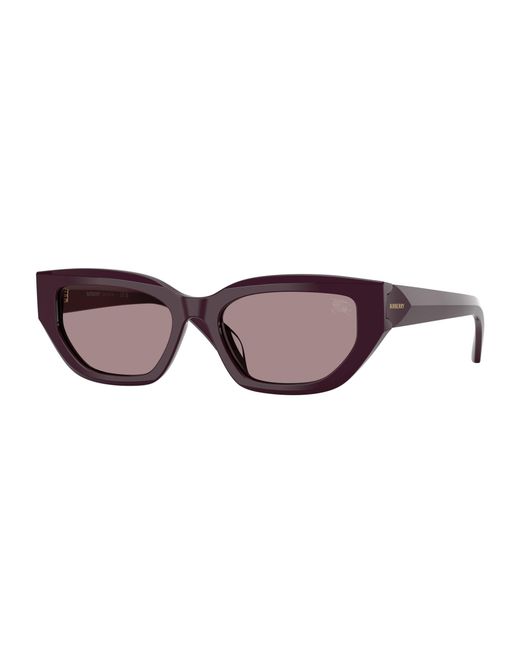 Burberry Black Be4463D 3400La Sunglasses Acetate Cat Eye Normal