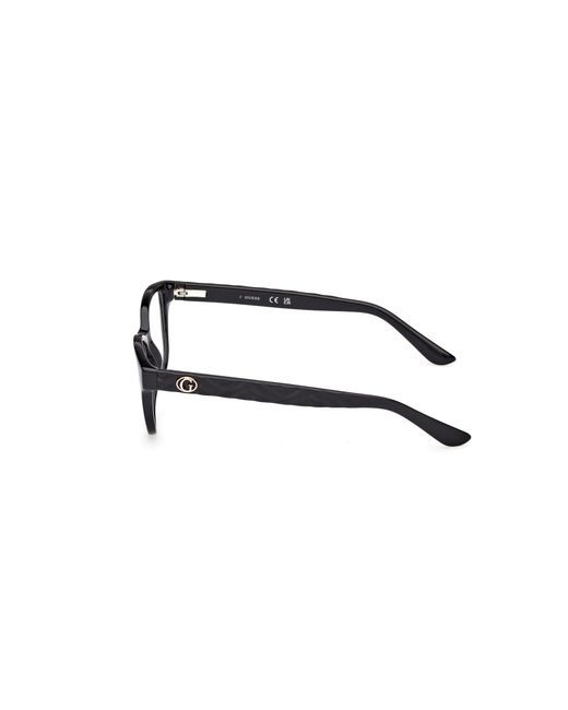 Guess Black Gu50308 001 Optical Frames Acetate Squared Normal