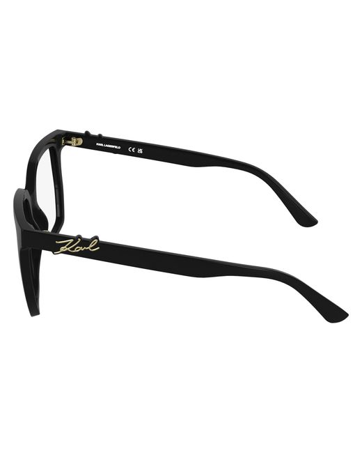 Karl Lagerfeld Black Kl6233 001 Optical Frames Bio-Injected Squared Normal