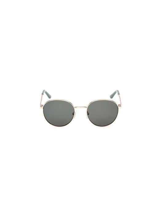 Guess Black Gu00237 32N Sunglasses Metal Round Normal