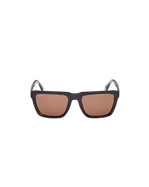 Web Black We0379 56E Sunglasses Acetate Squared Normal for men