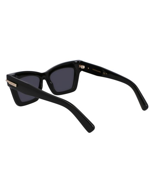 Ferragamo Black Sf2031S 001 Sunglasses Acetate Squared Normal