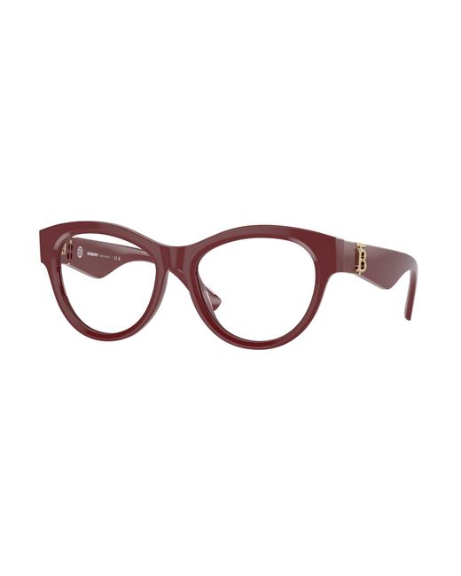 Burberry Black Be2404 4119 Optical Frames Acetate Transparent Round Normal