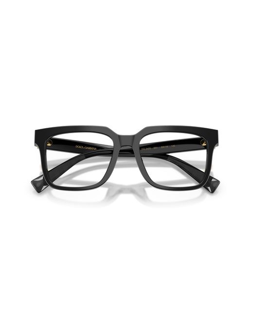 Dolce & Gabbana Black Dg3422 501 Optical Frames Acetate Squared Normal for men