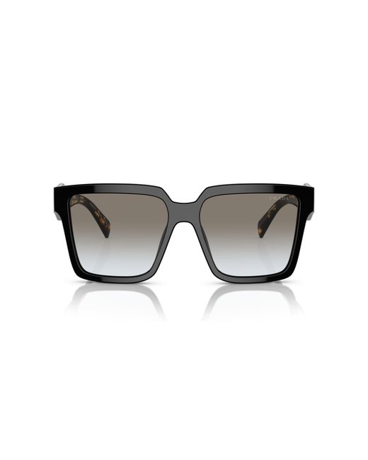 Prada Black Pr 24Zs 1Ab0A7 Sunglasses Acetate Squared Normal Shaded