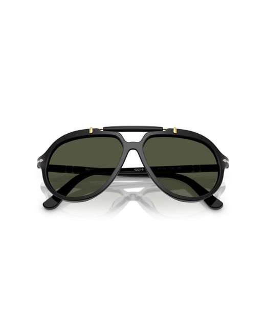 Persol Black Po0202S 95/31 Sunglasses Acetate Squared Normal