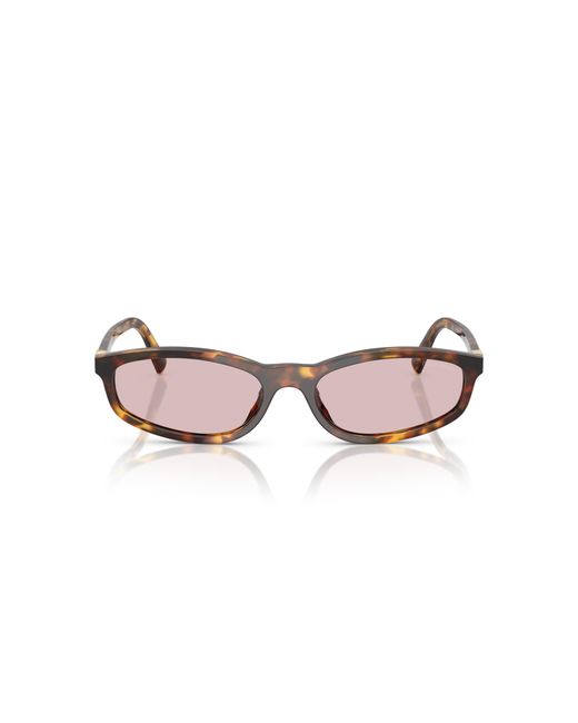 Miu Miu Black Mu A06S 14L4I0 Sunglasses Acetate Geometric Normal