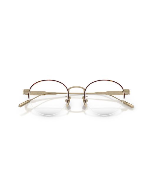 Moncler Black Me1016Td 1026 Optical Frames Titanium Transparent Round Normal