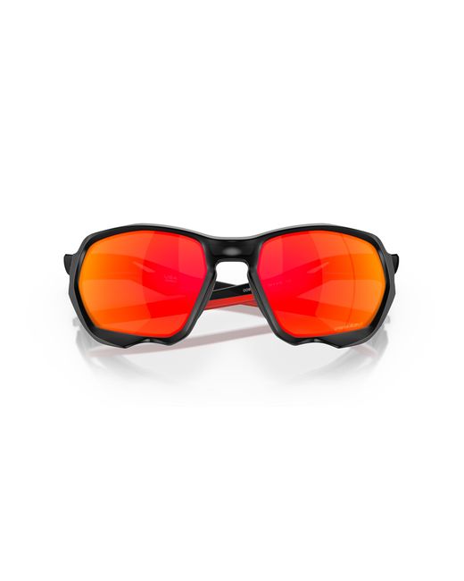 Oakley Black Oo9019 Plazma 901911 Sunglasses Plastic Squared Prizm for men