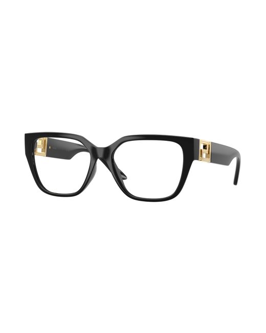 Versace Black Ve3387U Gb1 Optical Frames Injected Transparent Squared Normal