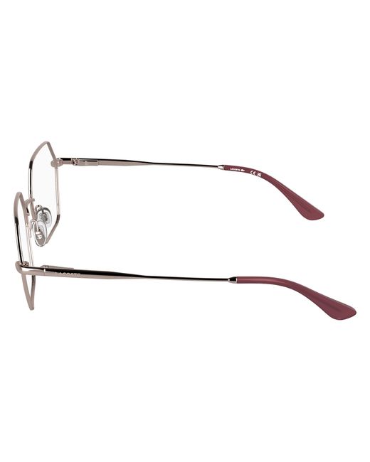 Lacoste Black L2322 414 Optical Frames Metal Squared Normal