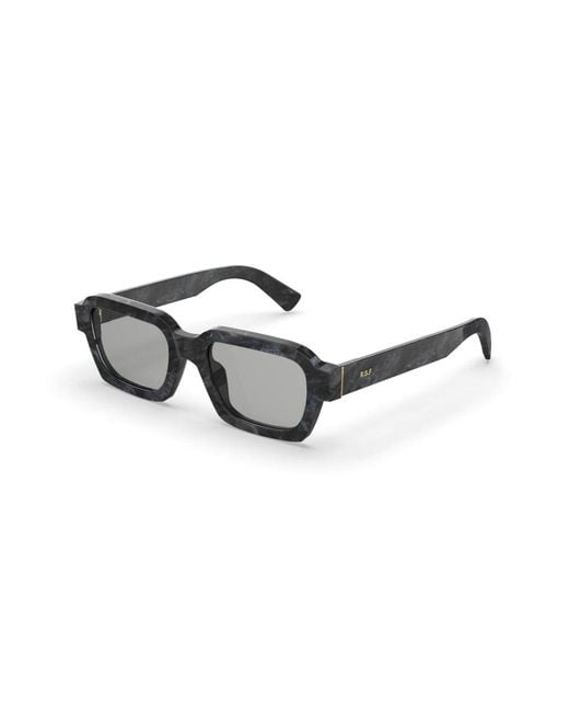 Retrosuperfuture Black Hqj Caro Marble Sunglasses Acetate Squared Normal
