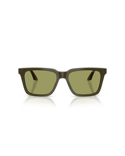 Emporio Armani Green Ea4260 63162A Sunglasses Acetate Squared Normal for men