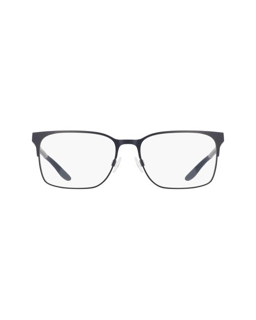Nike Black 8142 411 Optical Frames Metal Squared Normal for men