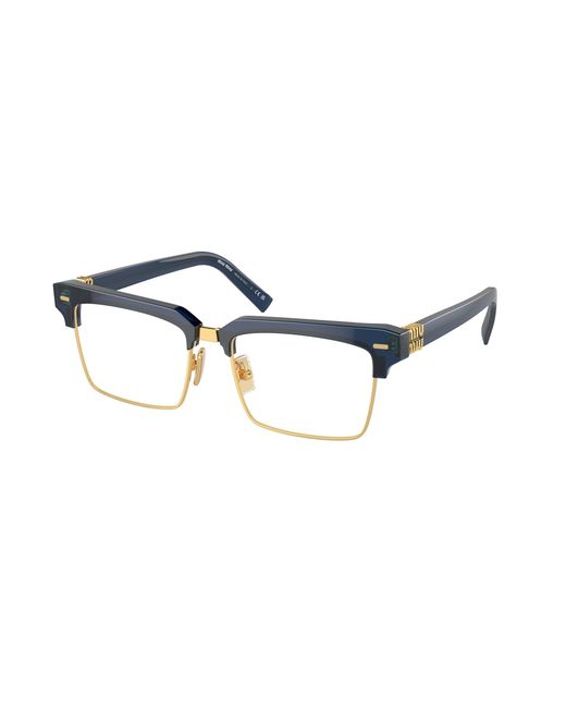 Miu Miu Black Mu 11Xv 08Q1O1 Optical Frames Acetate Squared Normal