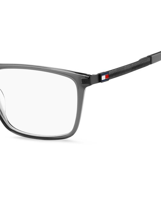 Tommy Hilfiger Black Th 2081 Kb7 Optical Frames Acetate Squared for men